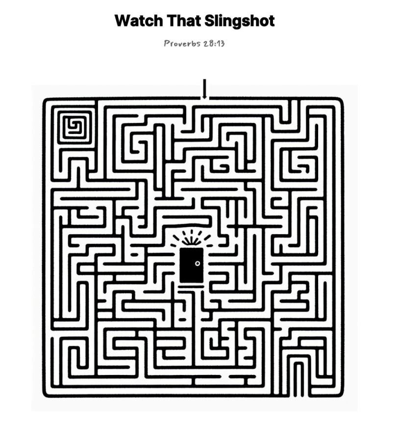 Watch That Slingshot maze